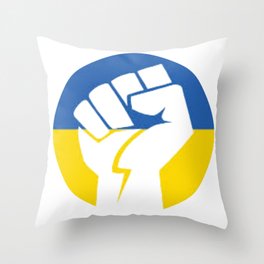 Fight for Ukraine. Stand With Ukraine. Throw Pillow