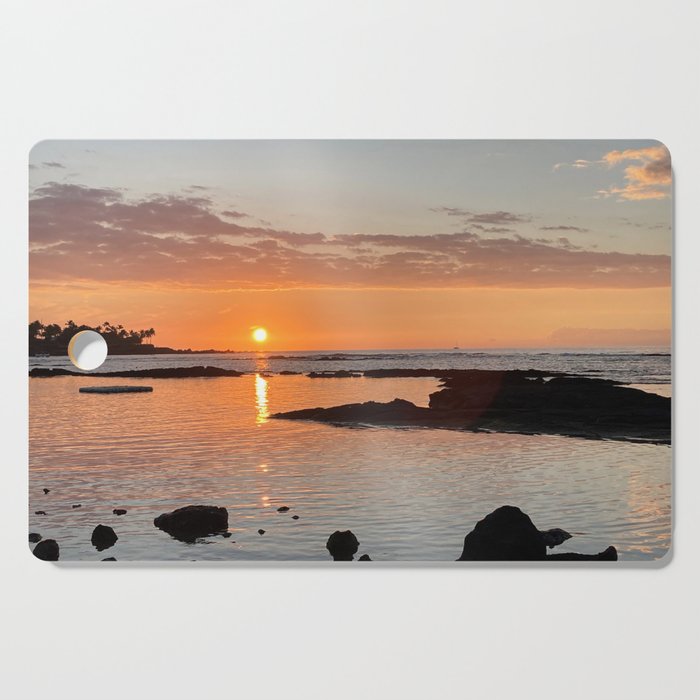 Big Island Hawaii Sunset Cutting Board