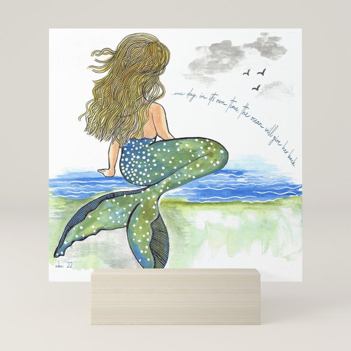 The Ocean Will Give Her Back Mini Art Print