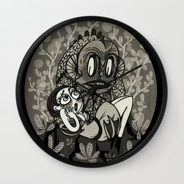 Beauty and the swamp Wall Clock