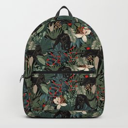 Tropical Black Panther Backpack