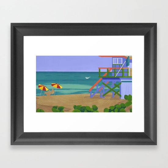 South Beach Framed Art Print