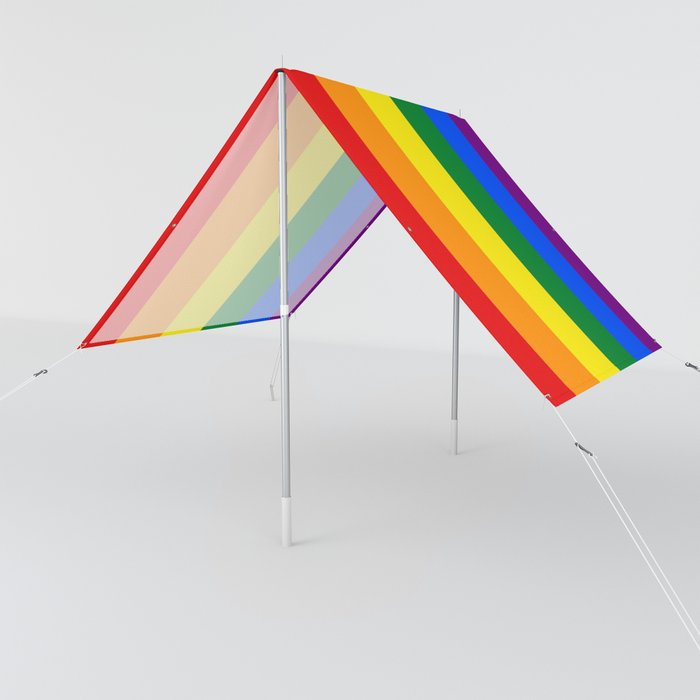 Pride Rainbow Flag Sun Shade