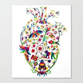 mexican heart Canvas Print