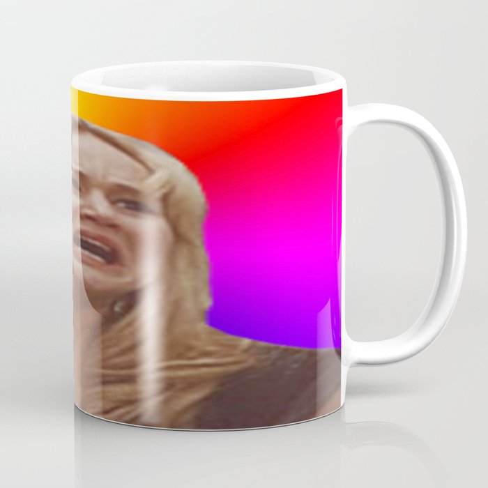 Jennifer Lawrence Rainbow Derp Coffee Mug