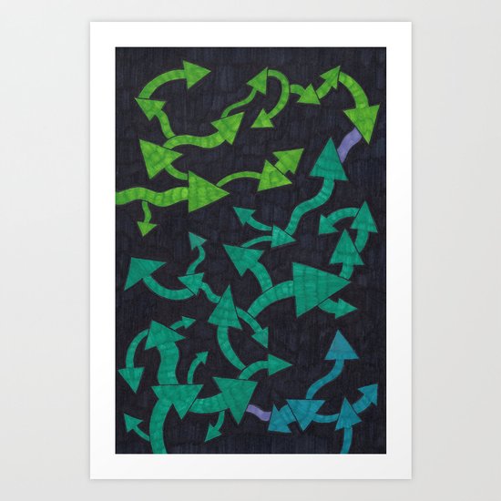 Round-About Art Print