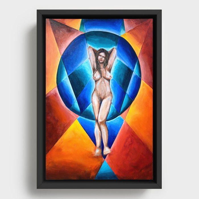Woman Framed Canvas