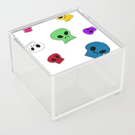 Rainbow skulls Acrylic Box