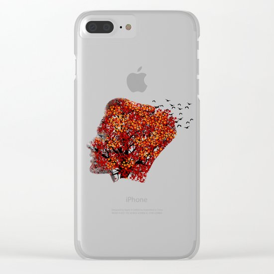 Nature girl Clear iPhone Case