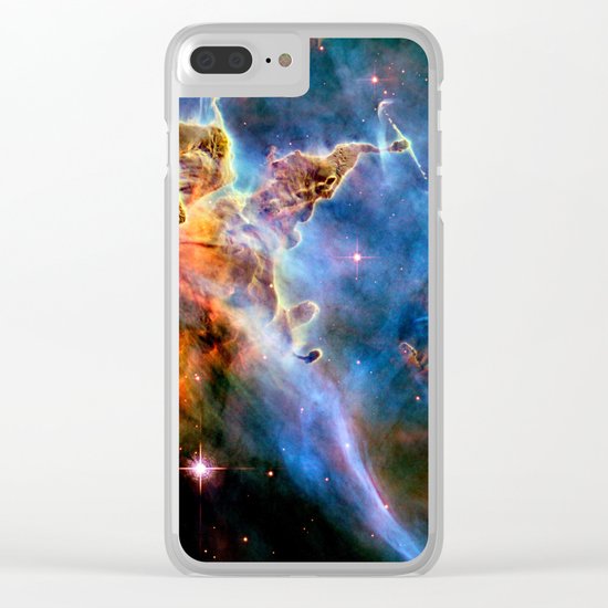 GAlAxY : Mystic Mountain Nebula Clear iPhone Case