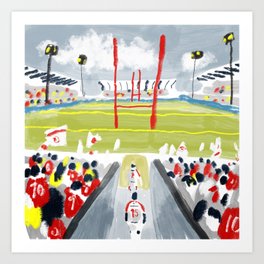 Ulster rugby Art Print