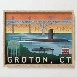 Groton, CT - Submarine Homeport Serving Tray