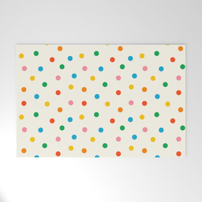 Joyful Dots Welcome Mat