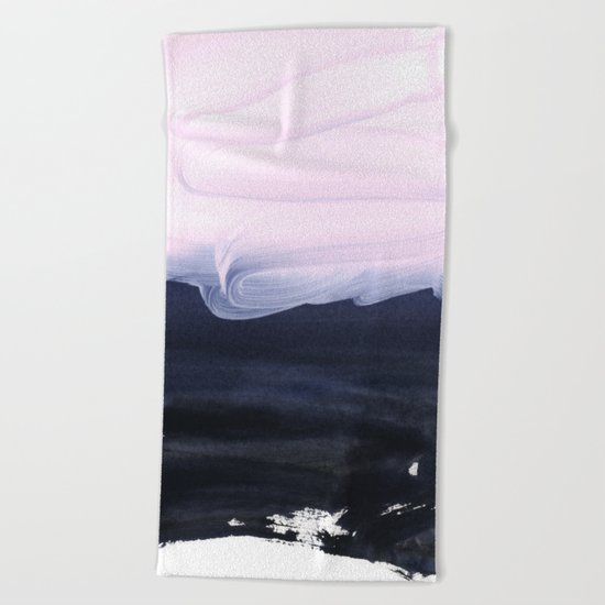 pink & blue Beach Towel