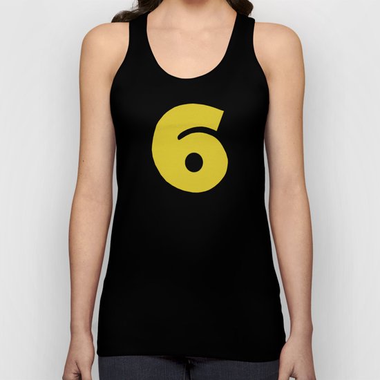 Number 6 Unisex Tank Top