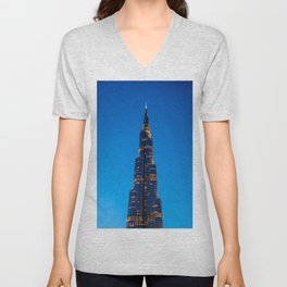 Burj Khalifa Unisex V-Neck