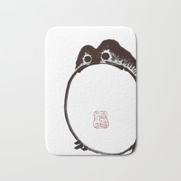 Matsumoto Hoji Frog Japanese Art Bath Mat | Painting, Japaneseart, Ribbit, Toad, Sad, Oriental, Frog, Asian, Toads, Frogs 