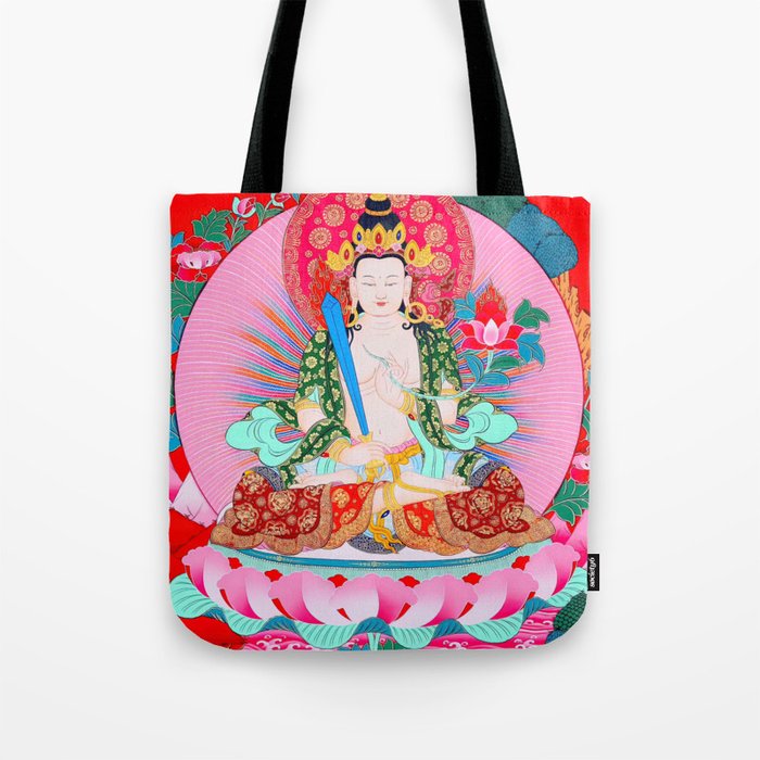 Akasagarbha Thangka Buddhist art Tote Bag