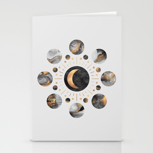 Moons Stationery Cards