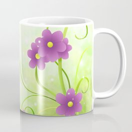 Purple Flowers Coffee Mug