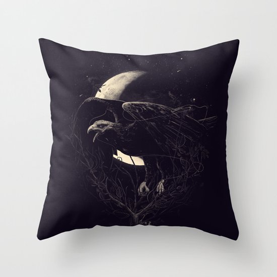 NightFlight Throw Pillow