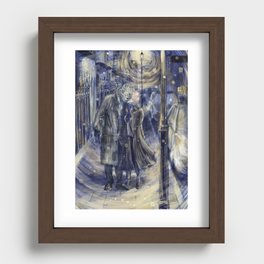 REMUS and TONKS OUTSIDE THE ORDER'S HEADQUARTERS Recessed Framed Print