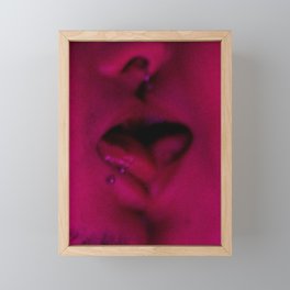 kiss Framed Mini Art Print