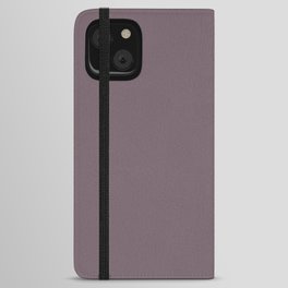 Purple-Gray Aubergine iPhone Wallet Case