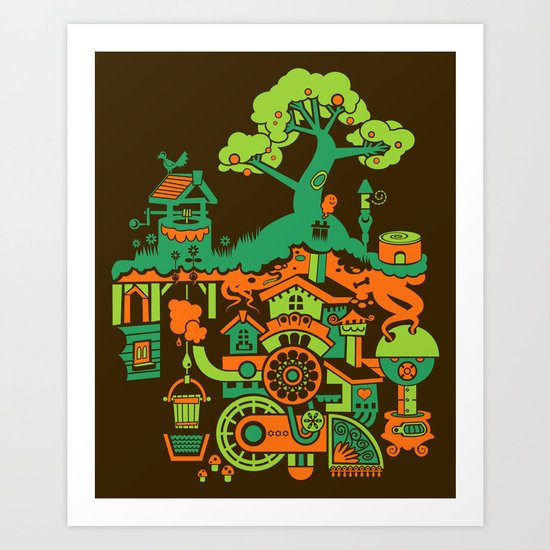 SUBterrian (Make A Wish) Art Print