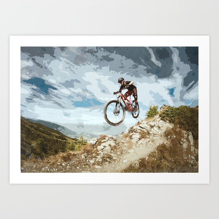 Flying store mountain bike