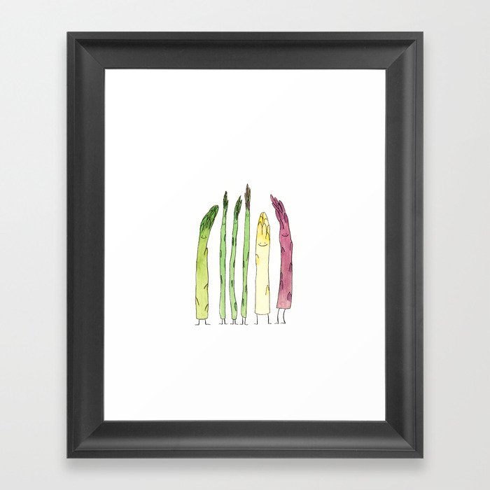 Asparaguys Framed Art Print