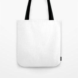 White Snow Simple Modern Collection Tote Bag