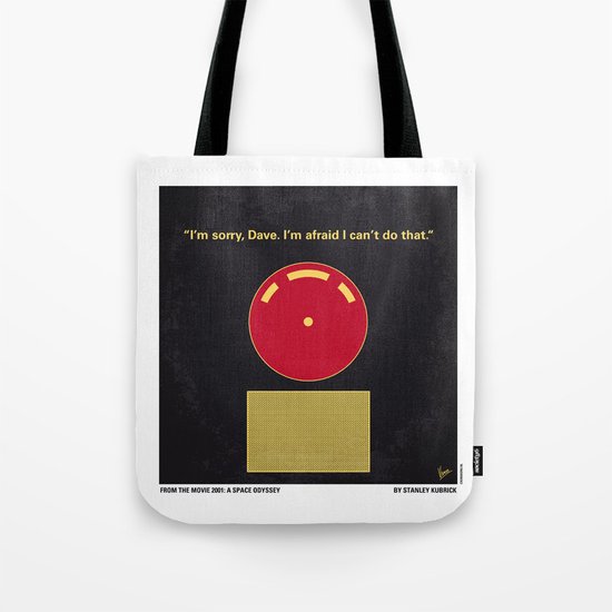 No003 My 2001 A space odyssey 2000 minimal movie poster Tote Bag