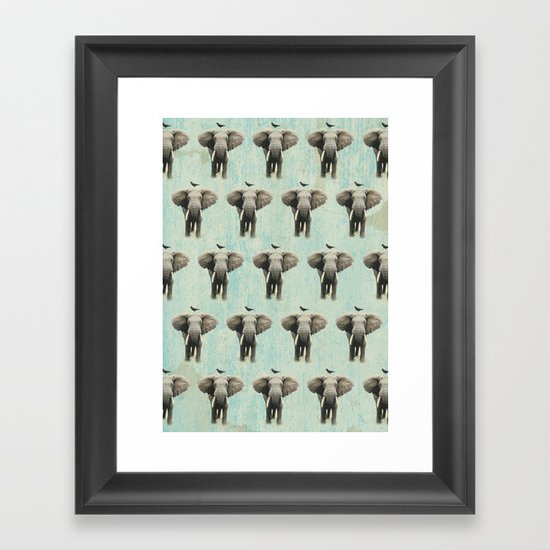 friends for life wall paper Framed Art Print