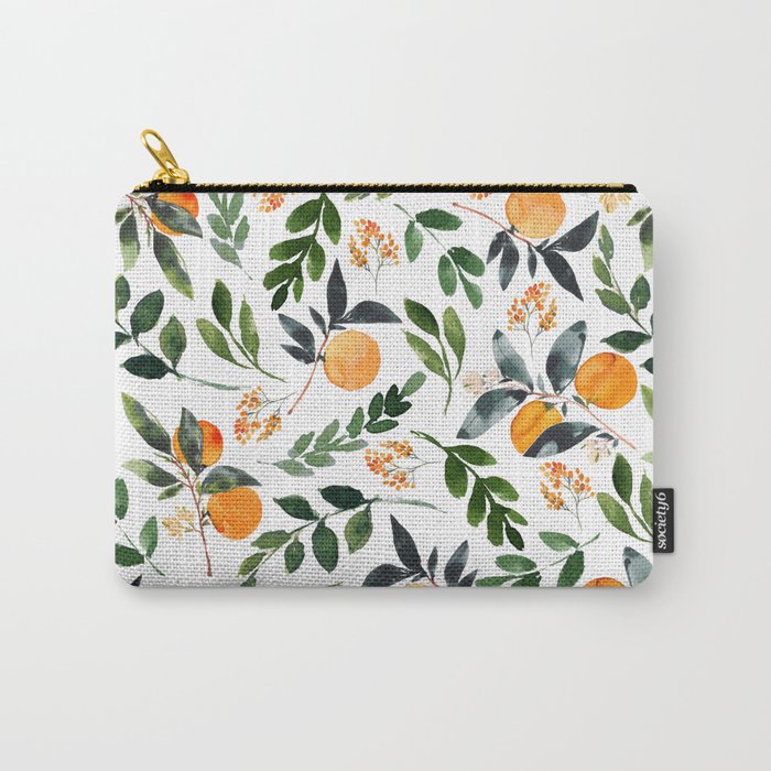 Orange Grove Carry-All Pouch