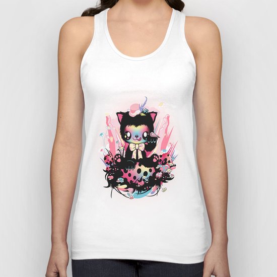Lucky kitty Unisex Tank Top