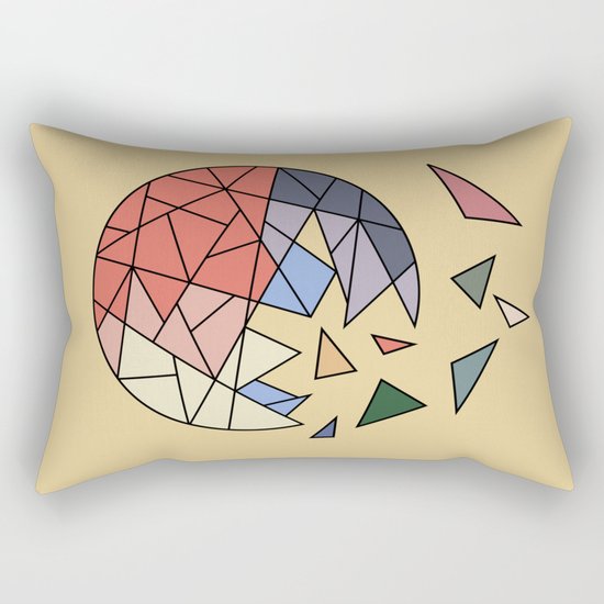 CONSTANT EVOLUTION (abstract geometric) Rectangular Pillow