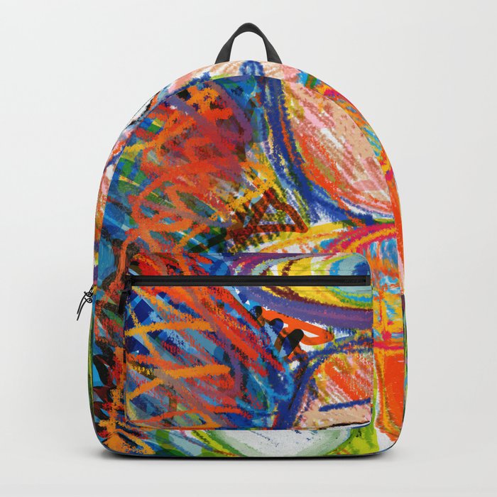 Kid with Third Eye Playing Football Backpack