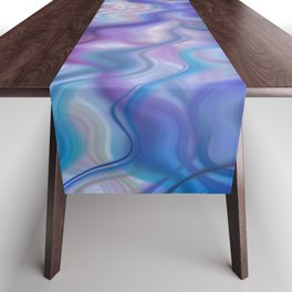 Abstract painting color texture Table Runner