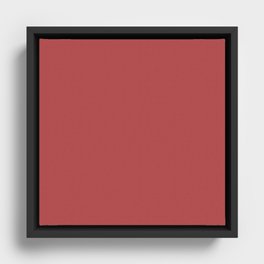 Cajun Red Framed Canvas