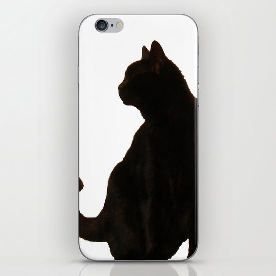 Halloween Black Cat Silhouette iPhone Skin