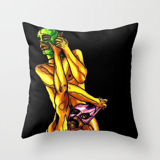 "Raw Power" by Cap Blackard Throw Pillow