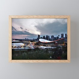 The City Of Calgary Framed Mini Art Print
