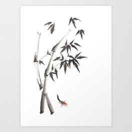 Leaves or Fishes? Art Print