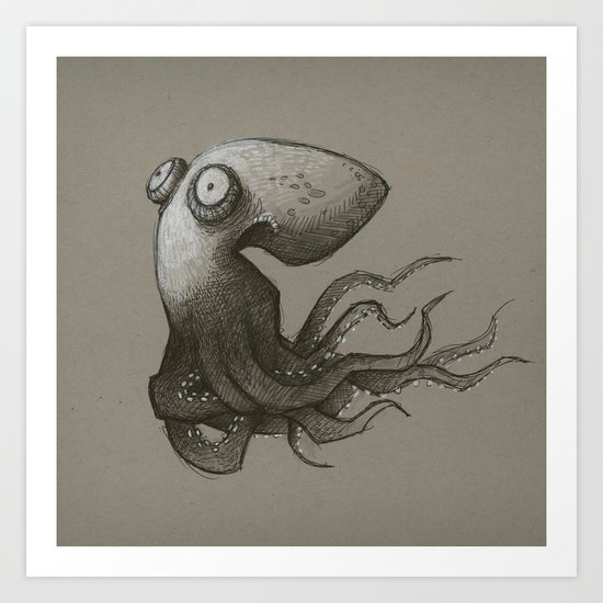 Octopus Art Print