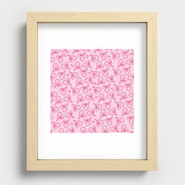 Valentine Hearts of Love Recessed Framed Print