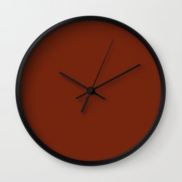 Bobcat Brown Wall Clock