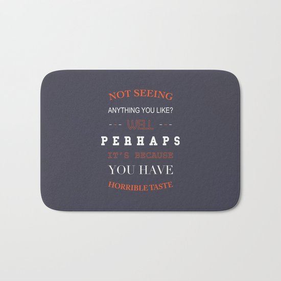 Horrible Taste Bath Mat