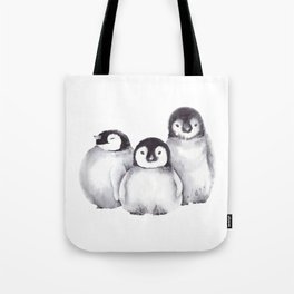 Baby Penguins Tote Bag
