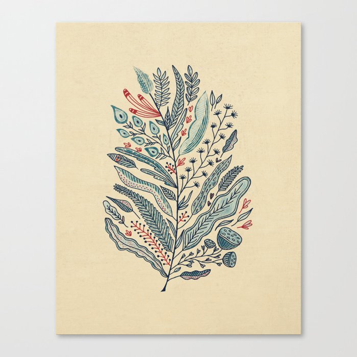 Turning Over A New Leaf Canvas Print